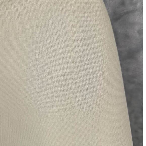 Vintage Fred Rothschild Dress Womens 12 Ivory Long Sleeve Detachable Capelet - Picture 14 of 14